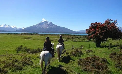 Enjoy horse riding against the backdrop of Torres del Paine