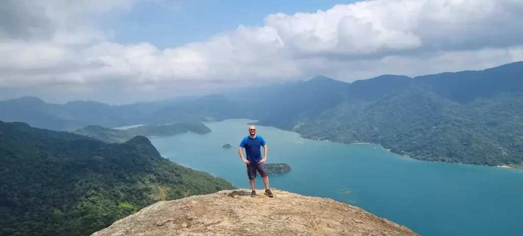 Sam on a recent visit to the incredible Paraty