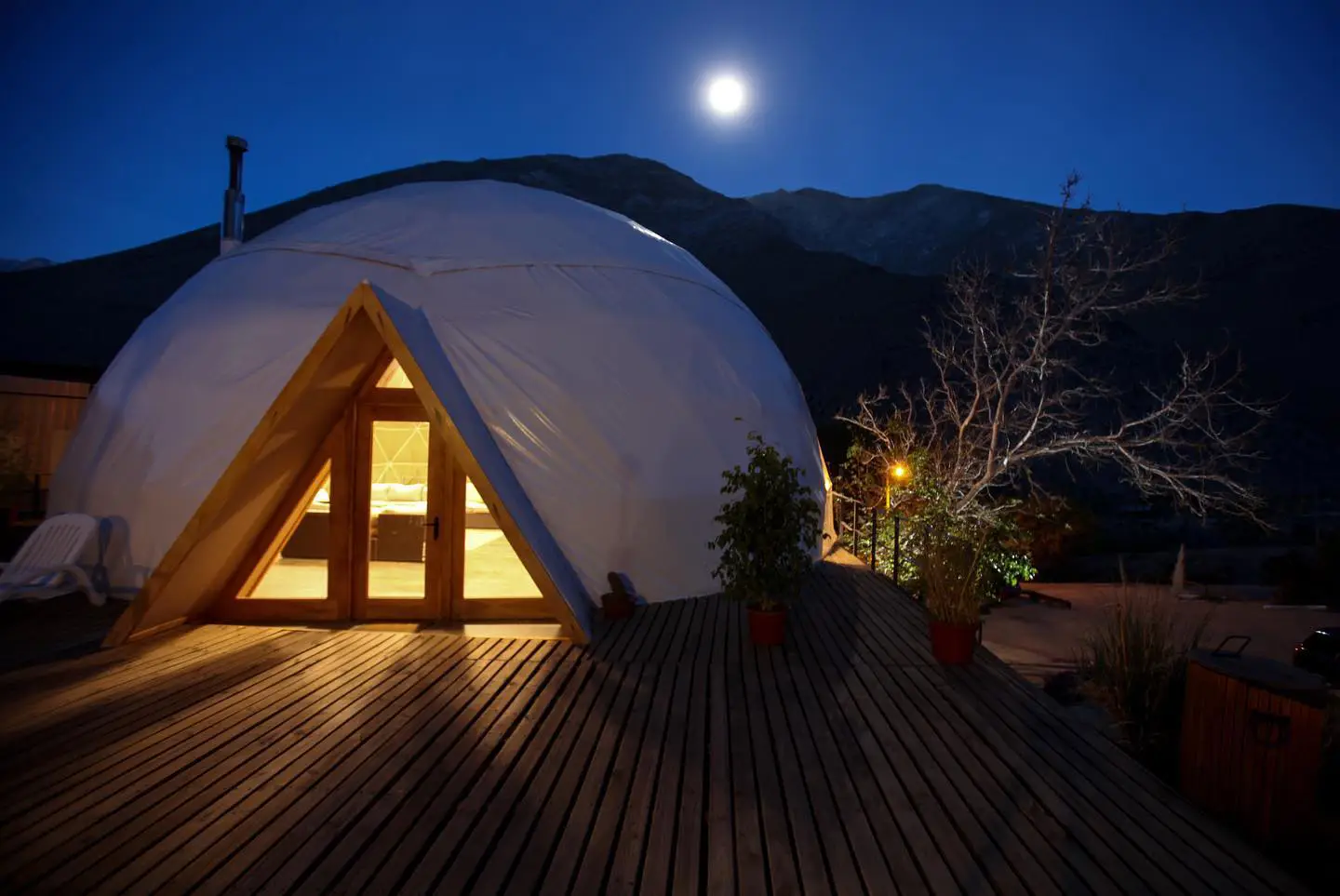 Stay in unique domes under star-lit skies in the Elqui Valley, northern Chile