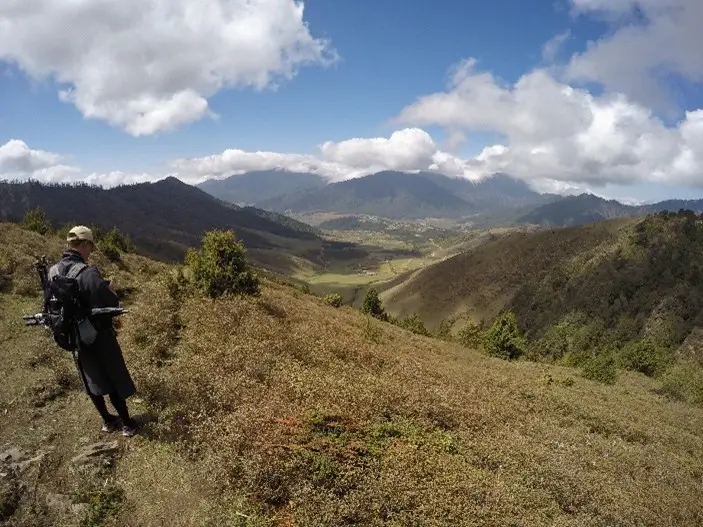 One of the incredible hikes available in Bhutan
