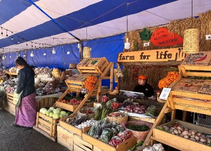 Explore Thimphu market in Bhutan