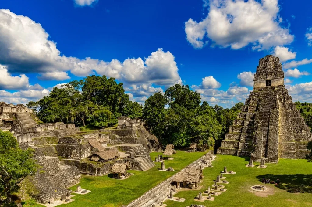 Pyramids and ruins