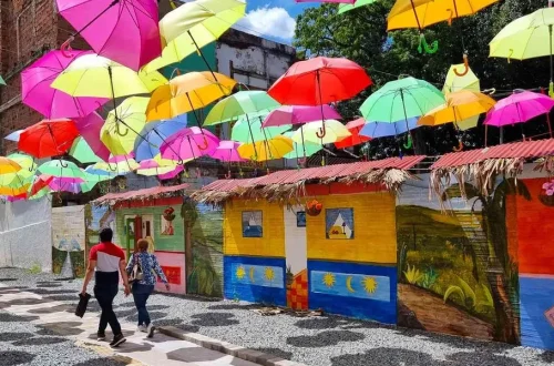 Colourful vibrant Medellin