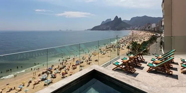 Overlooking beach