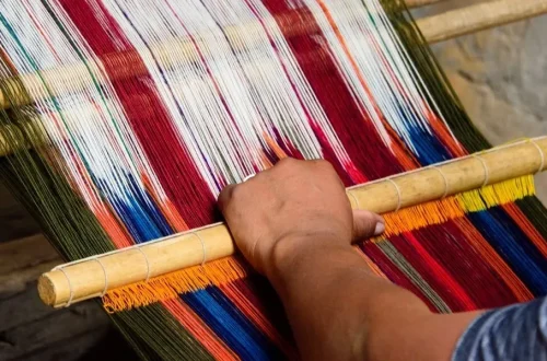 Intricate work of a Master Weaver