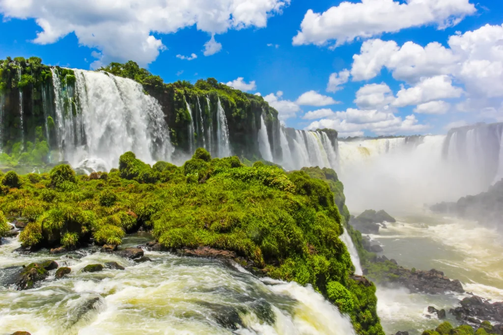 The mighty Iguazu Falls