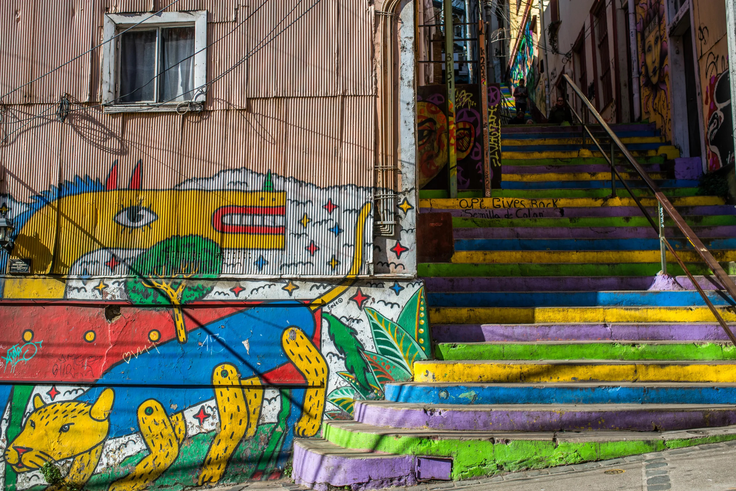 Colourful Valparaiso, Chile