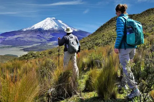 Hike the avenue of Volcanoes Ecuador