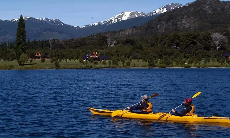 Kayaking in Argentinian Patagonia