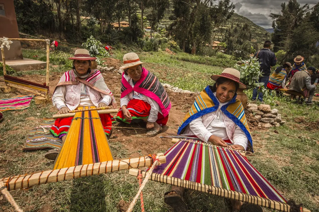 The Misminay community, in the Sacred Valley, Peru
