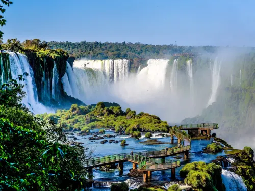The iconic Iguazu Falls