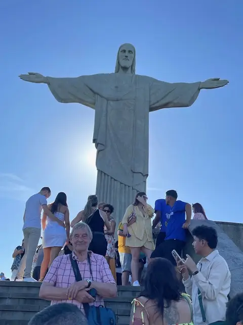 Christ the Redeemer, in Rio de Janeiro Brazil, taken by guests Brian and Nicola