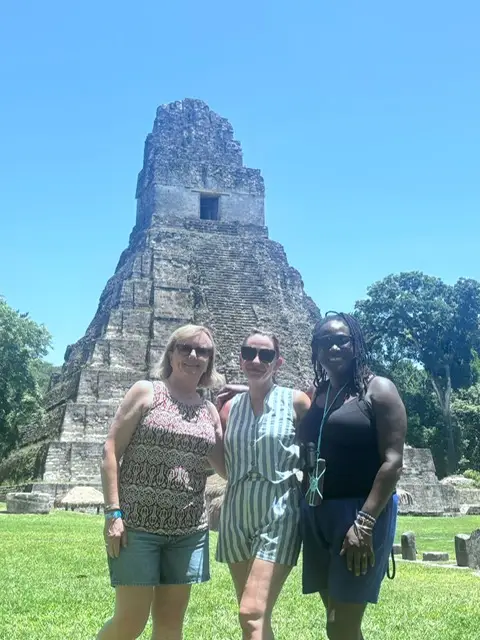 Our guests Jane capturing Mayan ruins on her journey through Guatemala and Belize