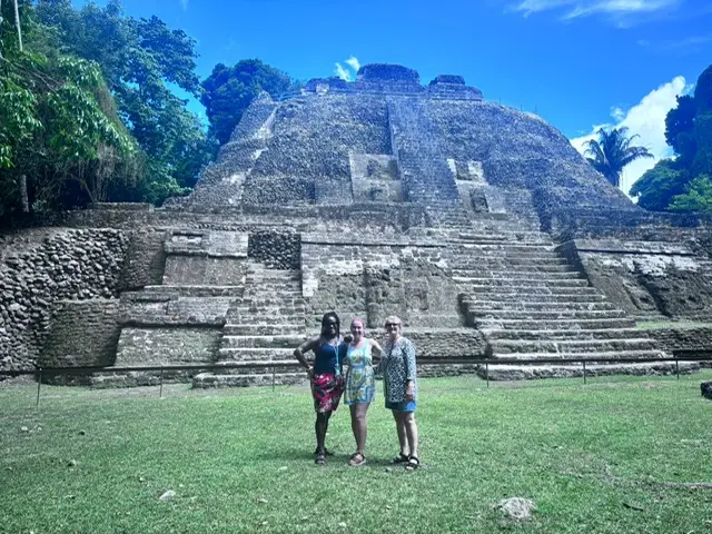 Travel Differently guests exploring the Mayan ruins of Guatemala and Belize
