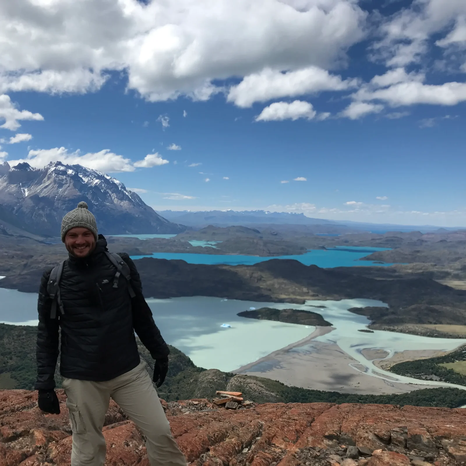 Founder Sam, on his travels