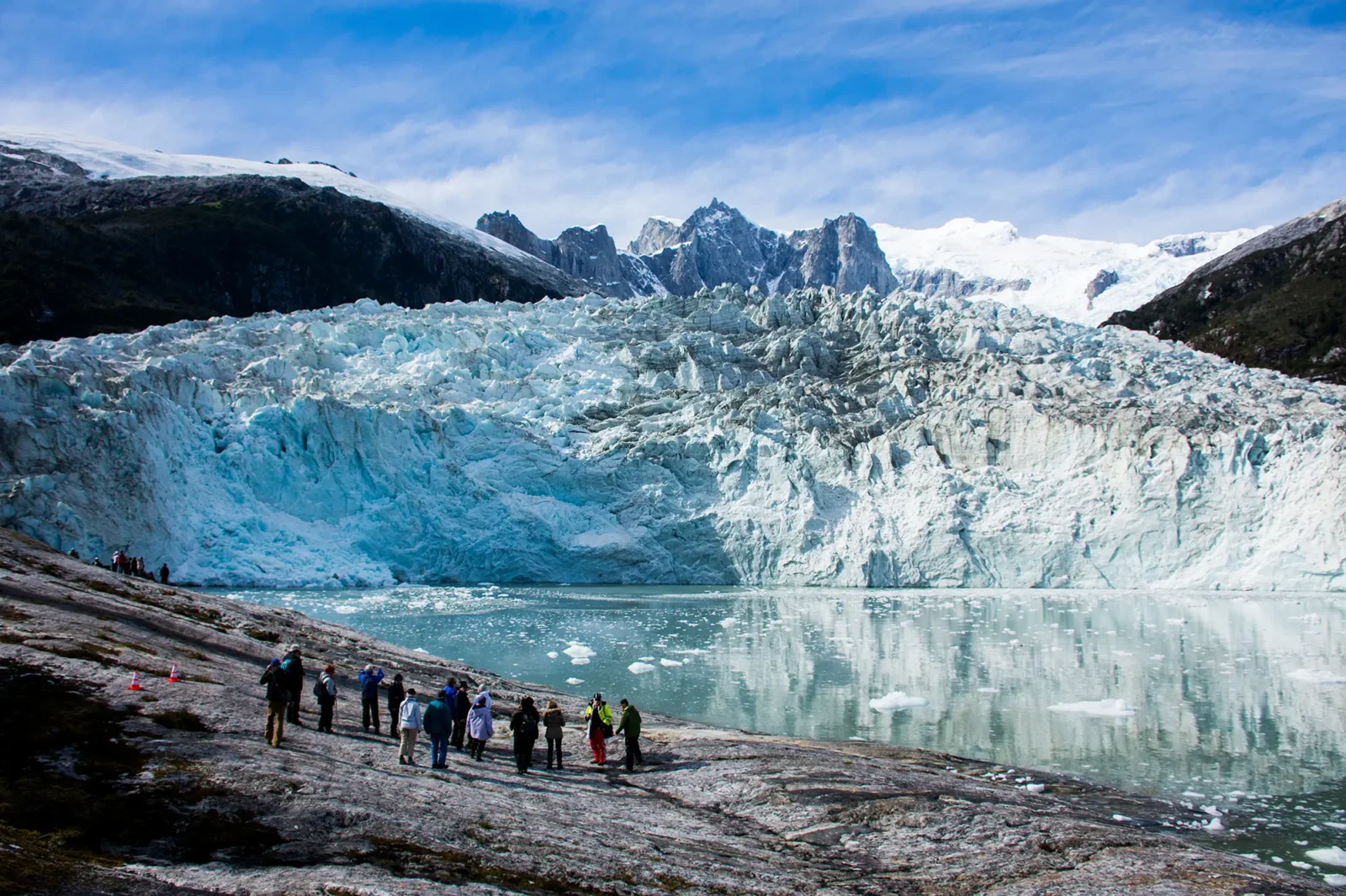The incredible Pia Glacier, in Tierra del Fuego, Patagonia