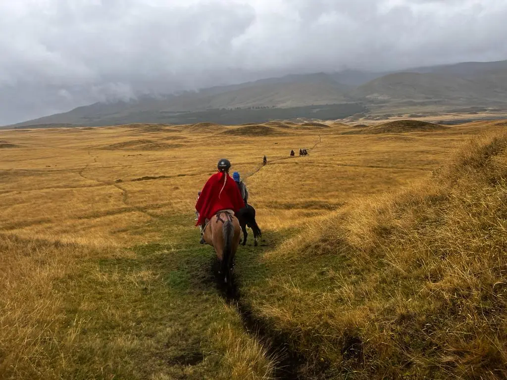 Go horse riding through Ecuador on our slow travel holidays