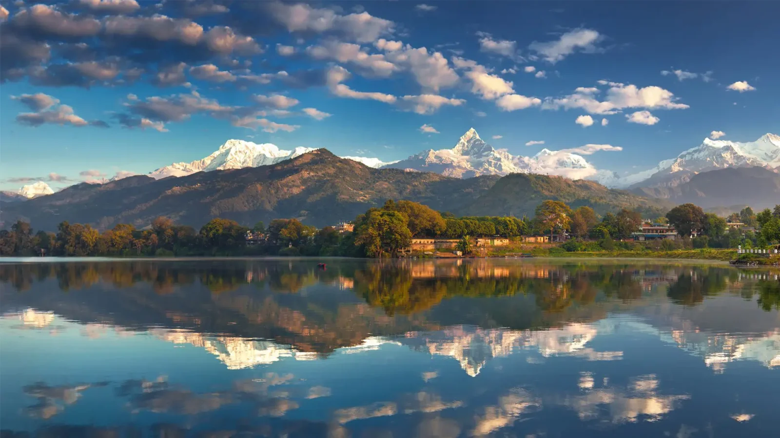 Visit the beautiful and serene Pokhara in Nepal. Incredible views and great walking routes await you