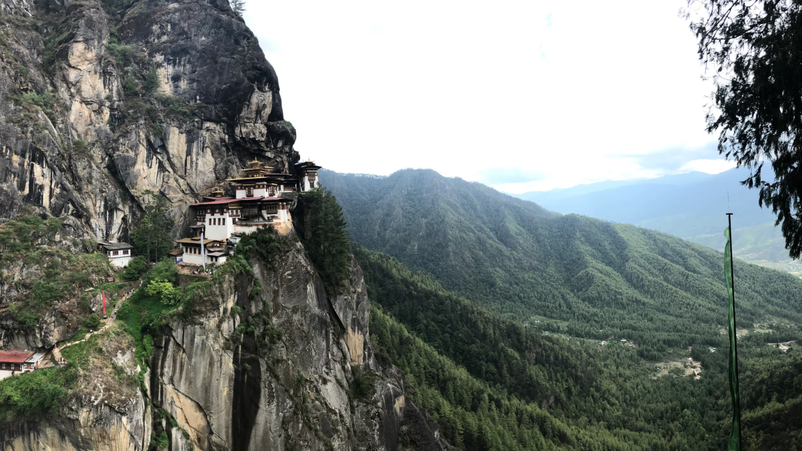 The iconic Tigers Nest Monastery in Bhutan