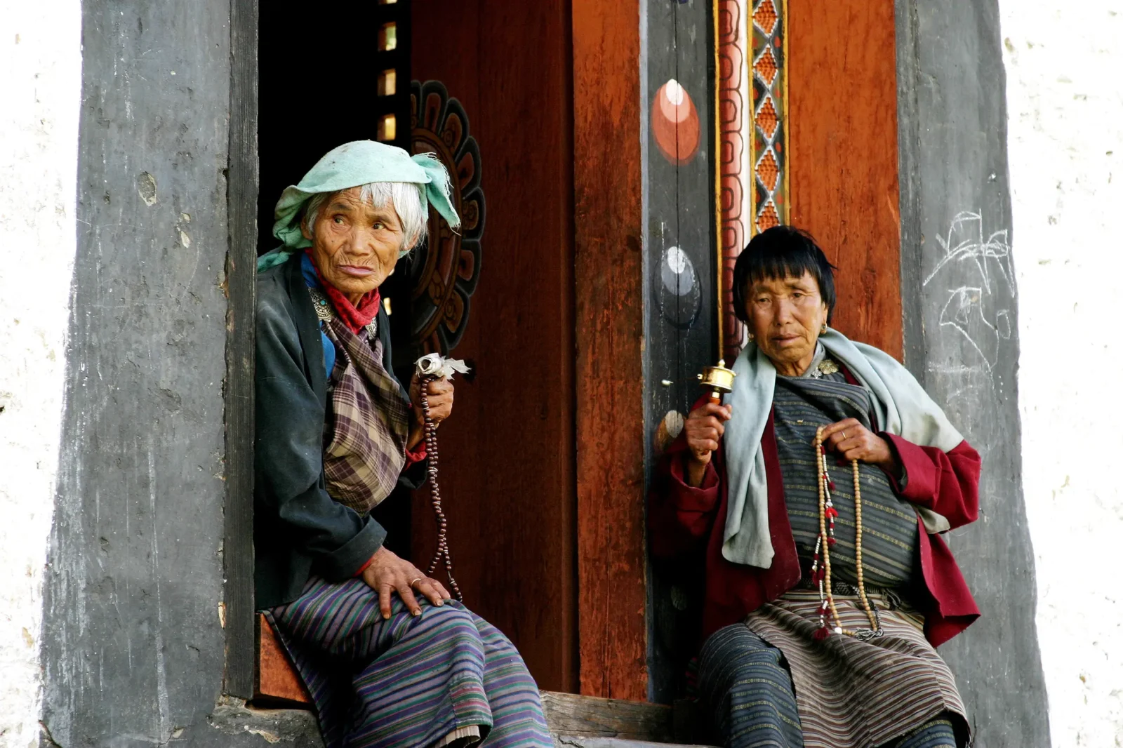 Meet friendly local people in Bhutan