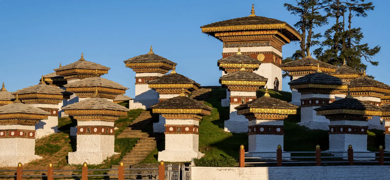 Witness the imposing Dochu La Pass on your holiday to Bhutan
