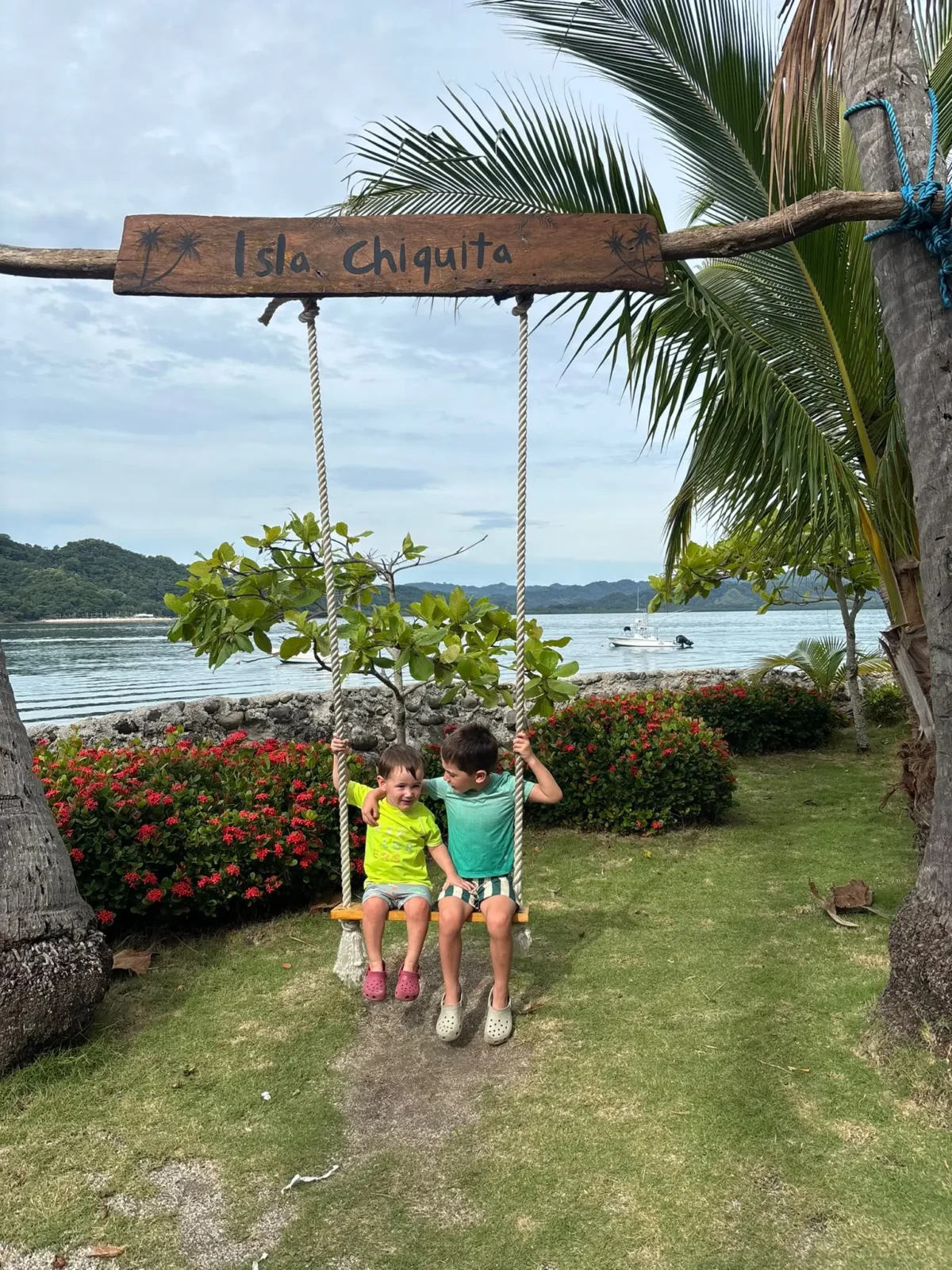 Isla Chiquita in Costa Rica, as part of a family holiday with two young kids