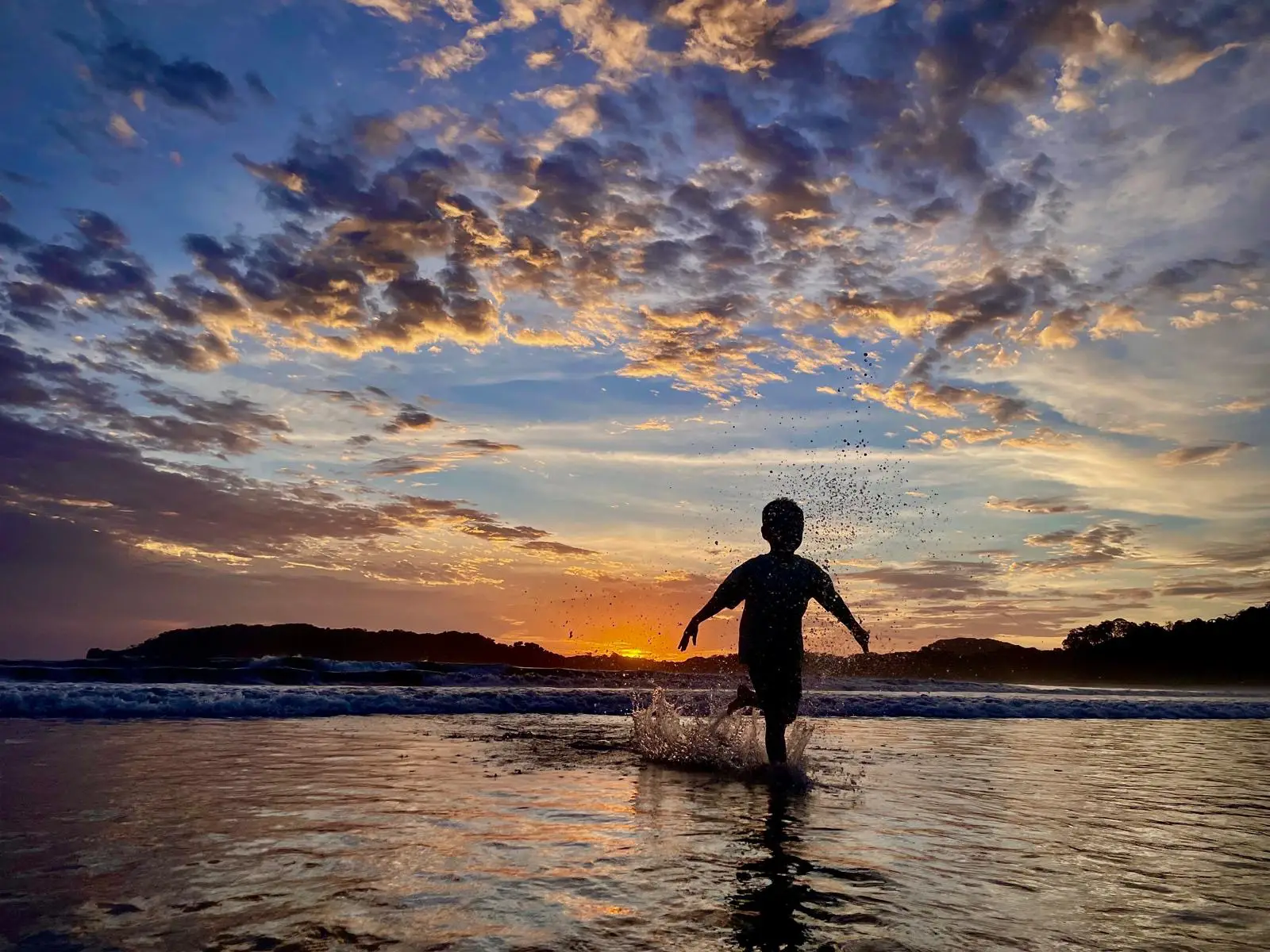 An incredible sunset in Costa Rica for our expert Scarlett's family holiday