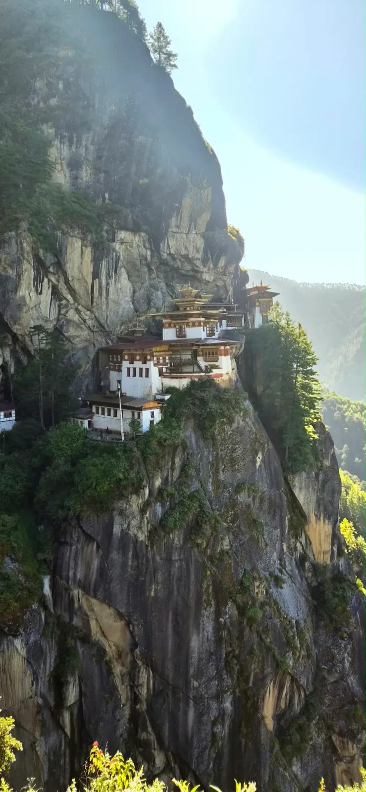 Travel Differently founder Sam's recent picture of Tiger's Nest Monastery in Paro Valley, Bhutan