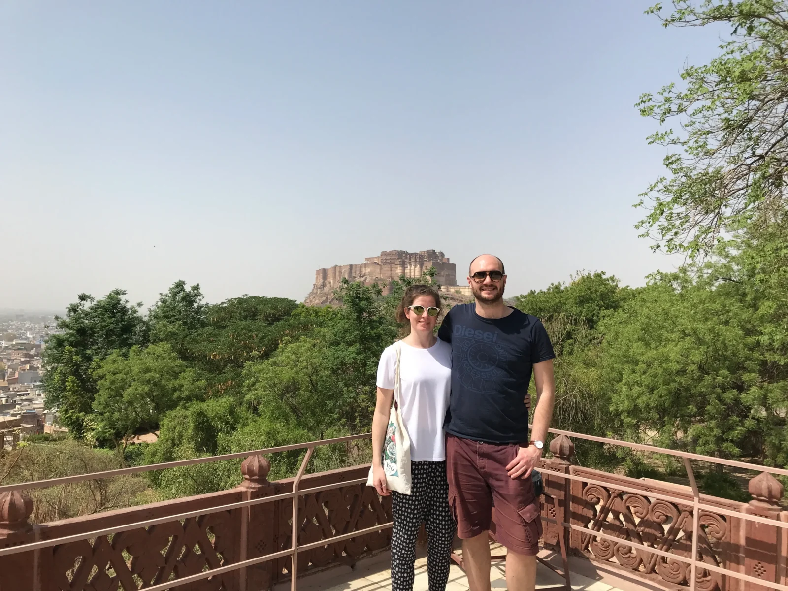 Sam and Holly in Jodhpur, Rajasthan