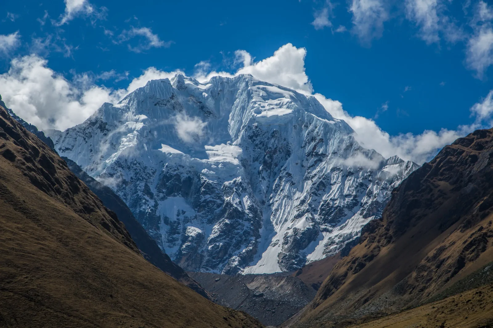 Views of Soraypampa on the Salkantay Trek Peru